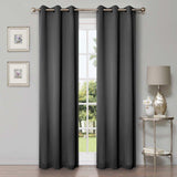 Solid Machine Washable Room Darkening Blackout Curtain 42 Inches - Blackout Curtains by Superior