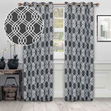 Ribbon Machine Washable Room Darkening Blackout Curtain Set - Blackout Curtains by Superior