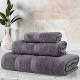 Smart Dry Zero Twist Cotton Medium Weight 3 Piece Assorted Towel Set - Towel Set by Superior Brand