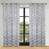 Leaves Room Darkening Washable Blackout Curtain Panels, Set of 2 - Blackout Curtains by Superior