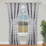 Leaves Room Darkening Washable Blackout Curtain Panels, Set of 2 - Blackout Curtains by Superior