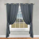Classic Modern Solid Room Darkening Blackout Curtain Panels, Set of 2 - Blackout Curtains by Superior