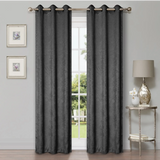 Waverly Geometric Washable Room Darkening Blackout Curtains, Set of 2