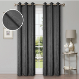 Waverly Geometric Washable Room Darkening Blackout Curtains, Set of 2