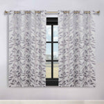 Leaves Room Darkening Washable Blackout Curtain Panels, Set of 2 - Blackout Curtains by Superior
