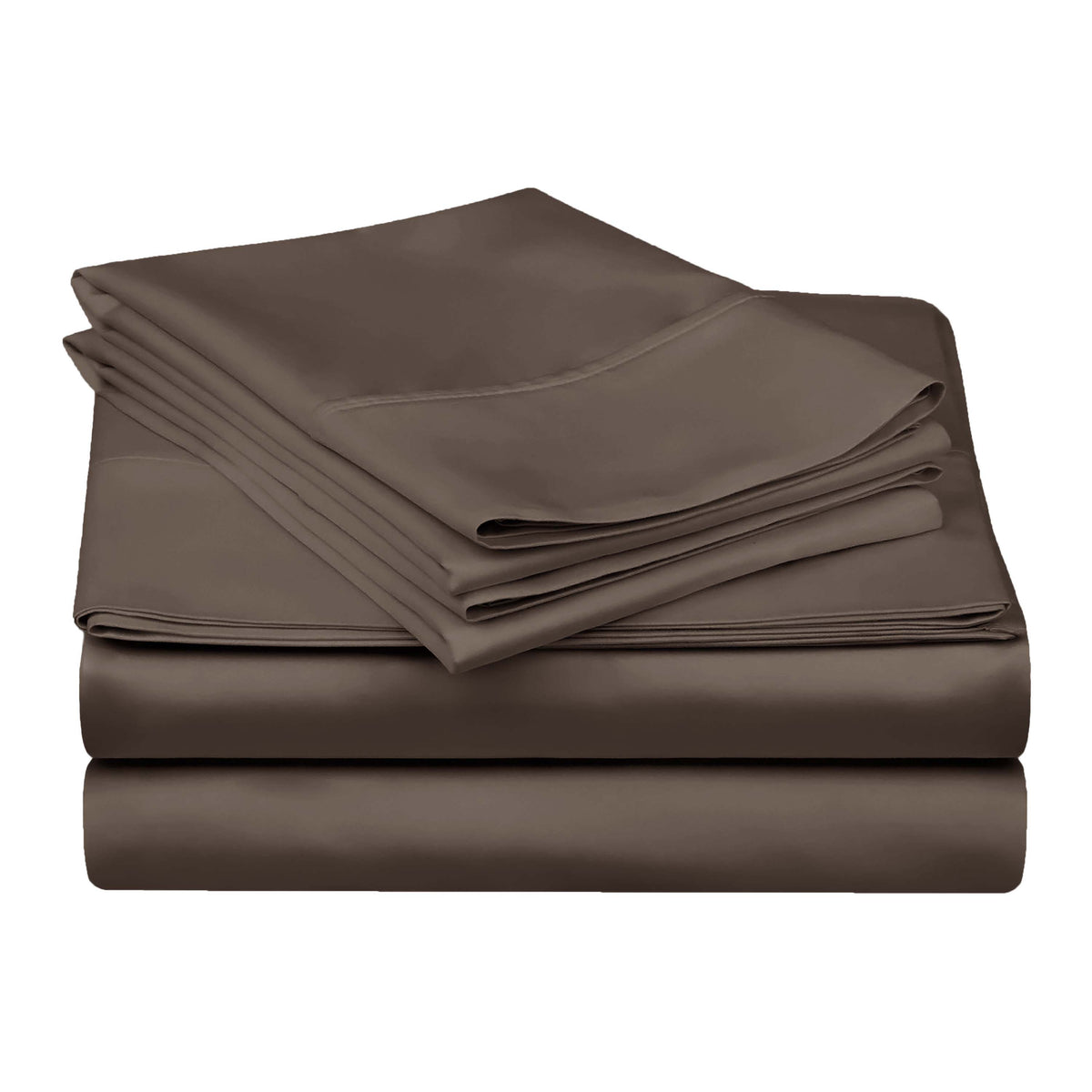 Superior Egyptian Cotton 300 Thread Count Solid Deep Pocket Bed Sheet Set - Grey
