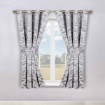 Leaves Room Darkening Washable Blackout Curtain Panels, Set of 2 - Blackout Curtains by Superior