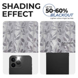 Leaves Room Darkening Washable Blackout Curtain Panels, Set of 2 - Blackout Curtains by Superior