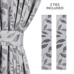 Leaves Room Darkening Washable Blackout Curtain Panels, Set of 2 - Blackout Curtains by Superior