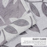 Leaves Room Darkening Washable Blackout Curtain Panels, Set of 2 - Blackout Curtains by Superior