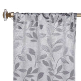 Leaves Room Darkening Washable Blackout Curtain Panels, Set of 2 - Blackout Curtains by Superior