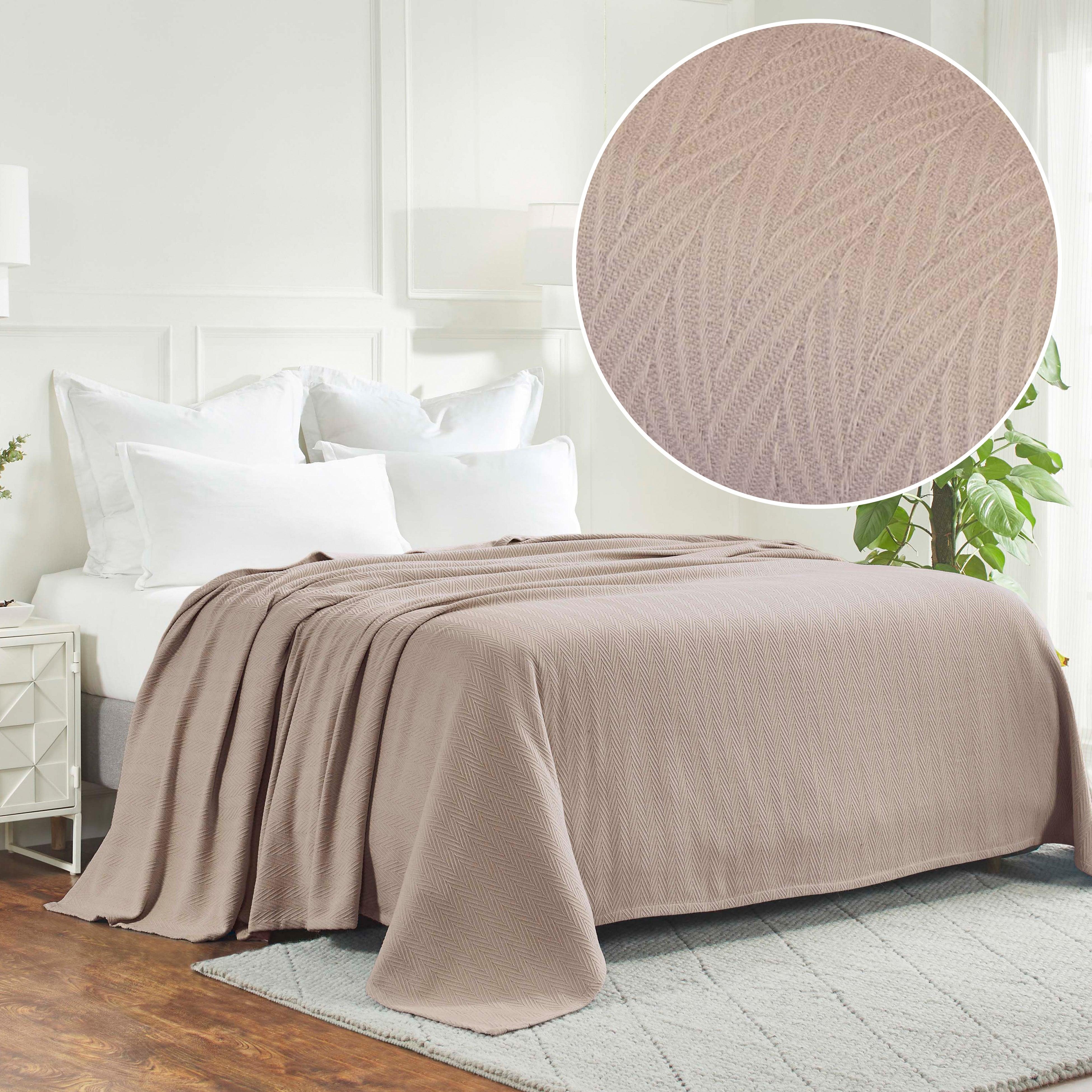 Metro Chevron Zig-Zag Modern All-Season Cotton Blanket - Blanket by Superior Brand