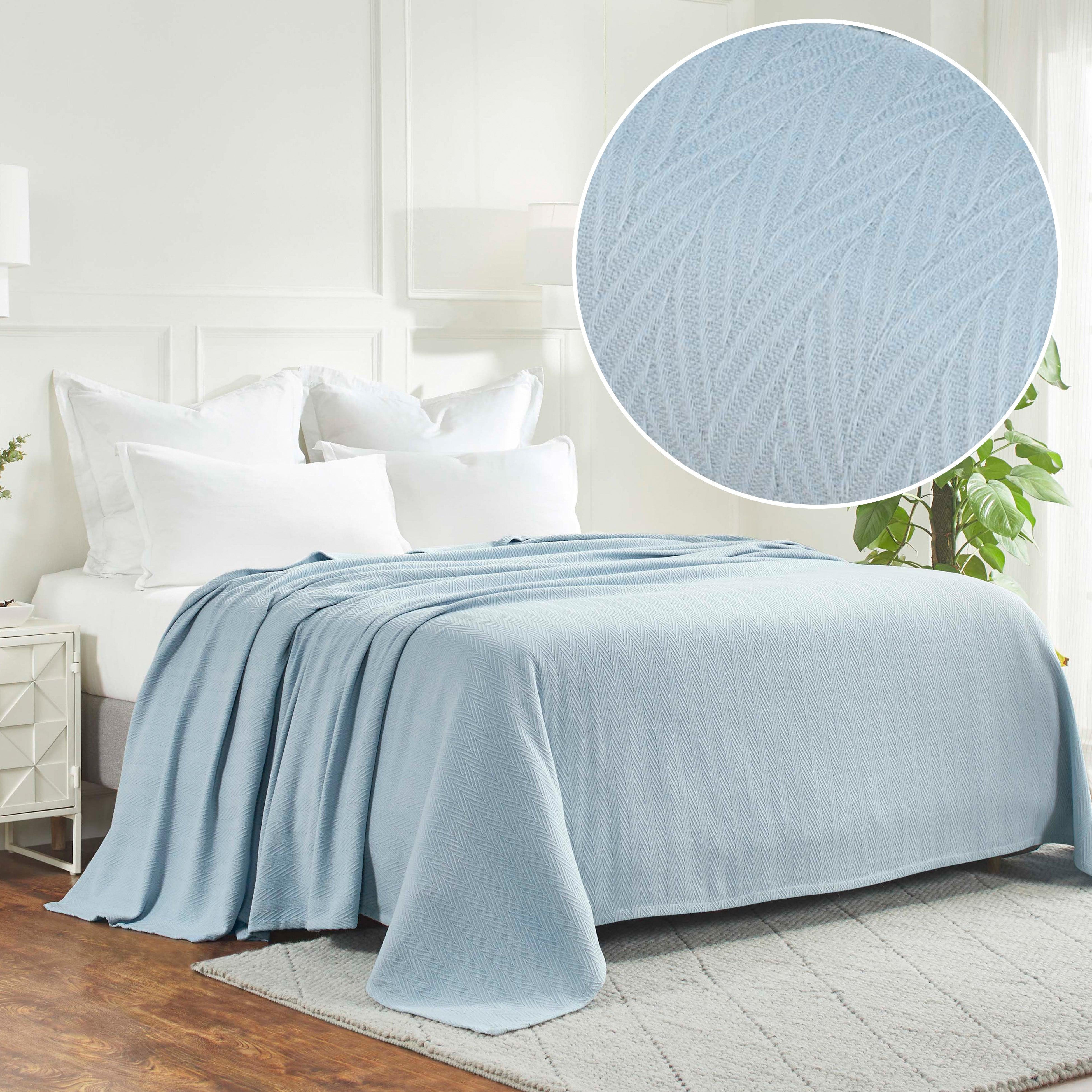Metro Chevron Zig-Zag Modern All-Season Cotton Blanket - Blanket by Superior Brand