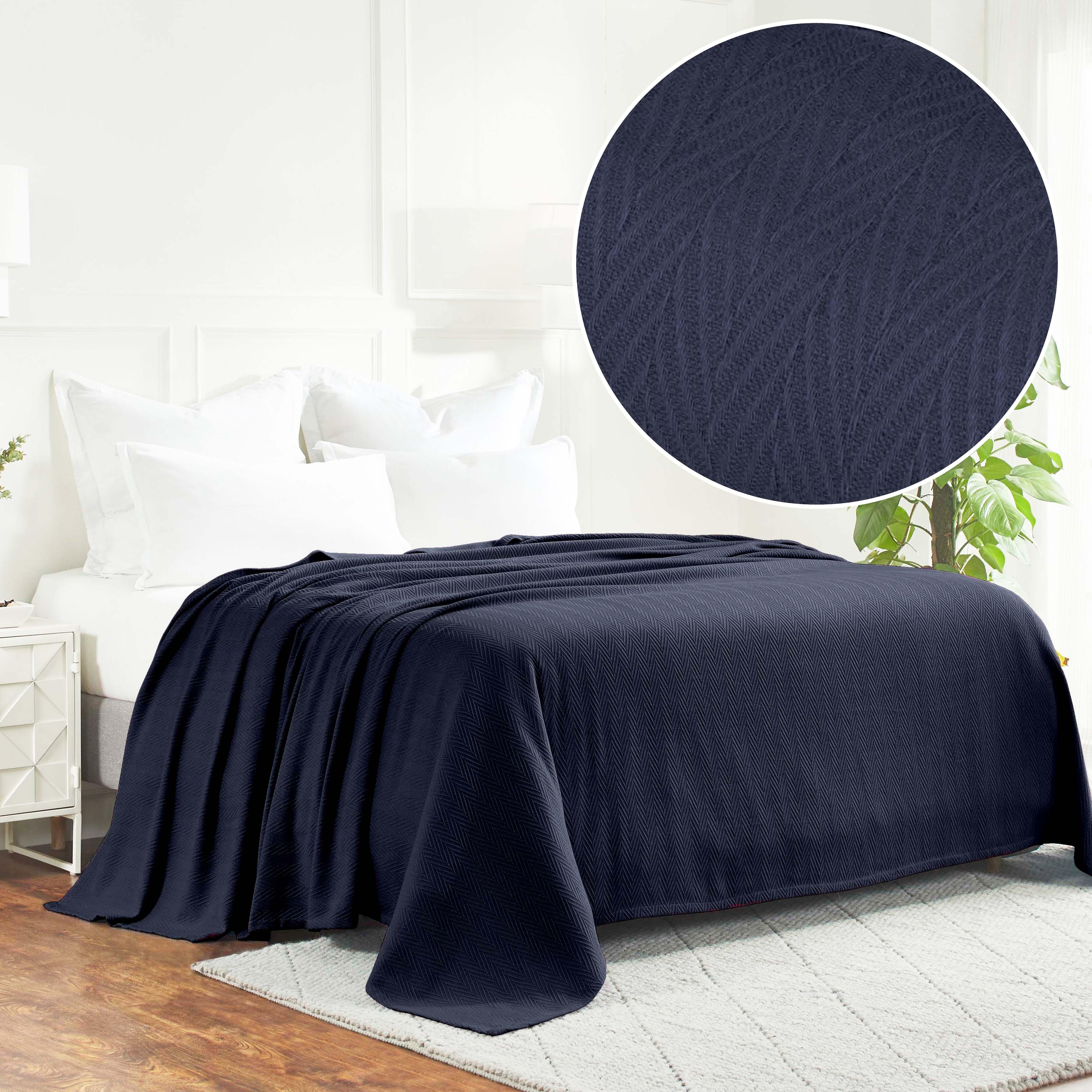 Metro Chevron Zig-Zag Modern All-Season Cotton Blanket - Blanket by Superior Brand