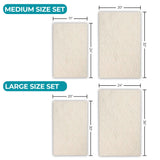 Brou Diamond Lattice Textured Machine Washable Bath Rugs, Set of 2 - Bath Rugs by Superior Brand