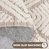 Ceton Diamond Trellis Textured Machine Washable Bath Rugs, Set of 2 - Bath Rugs by Superior Brand