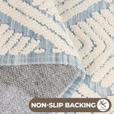 Ceton Diamond Trellis Textured Machine Washable Bath Rugs, Set of 2 - Bath Rugs by Superior Brand