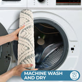 Ceton Diamond Trellis Textured Machine Washable Bath Rugs, Set of 2 - Bath Rugs by Superior Brand