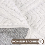 Ceton Diamond Trellis Textured Machine Washable Bath Rugs, Set of 2 - Bath Rugs by Superior Brand