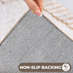 Inaya Modern Striped Tufted Shag Machine Washable Bath Rugs, Set of 2 - Bath Rugs by Superior Brand