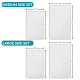 Myra Medallion Textured Jacquard Machine Washable Bath Rugs, Set of 2 - Bath Rugs by Superior Brand