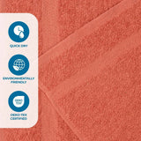 Highly Absorbent Eco-Friendly Soft Cotton 18 Piece Towel Set - Towel Set by Superior