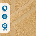 Highly Absorbent Eco-Friendly Soft Cotton 18 Piece Towel Set - Towel Set by Superior