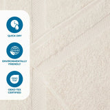 Eco-Friendly Cotton Absorbent Assorted 12 Piece Towel Set - Towel Set by Superior Brand