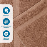 Highly Absorbent Eco-Friendly Soft Cotton 18 Piece Towel Set - Towel Set by Superior