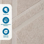Highly Absorbent Eco-Friendly Soft Cotton 18 Piece Towel Set - Towel Set by Superior