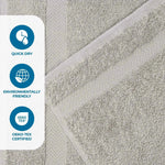 Highly Absorbent Eco-Friendly Soft Cotton 18 Piece Towel Set - Towel Set by Superior