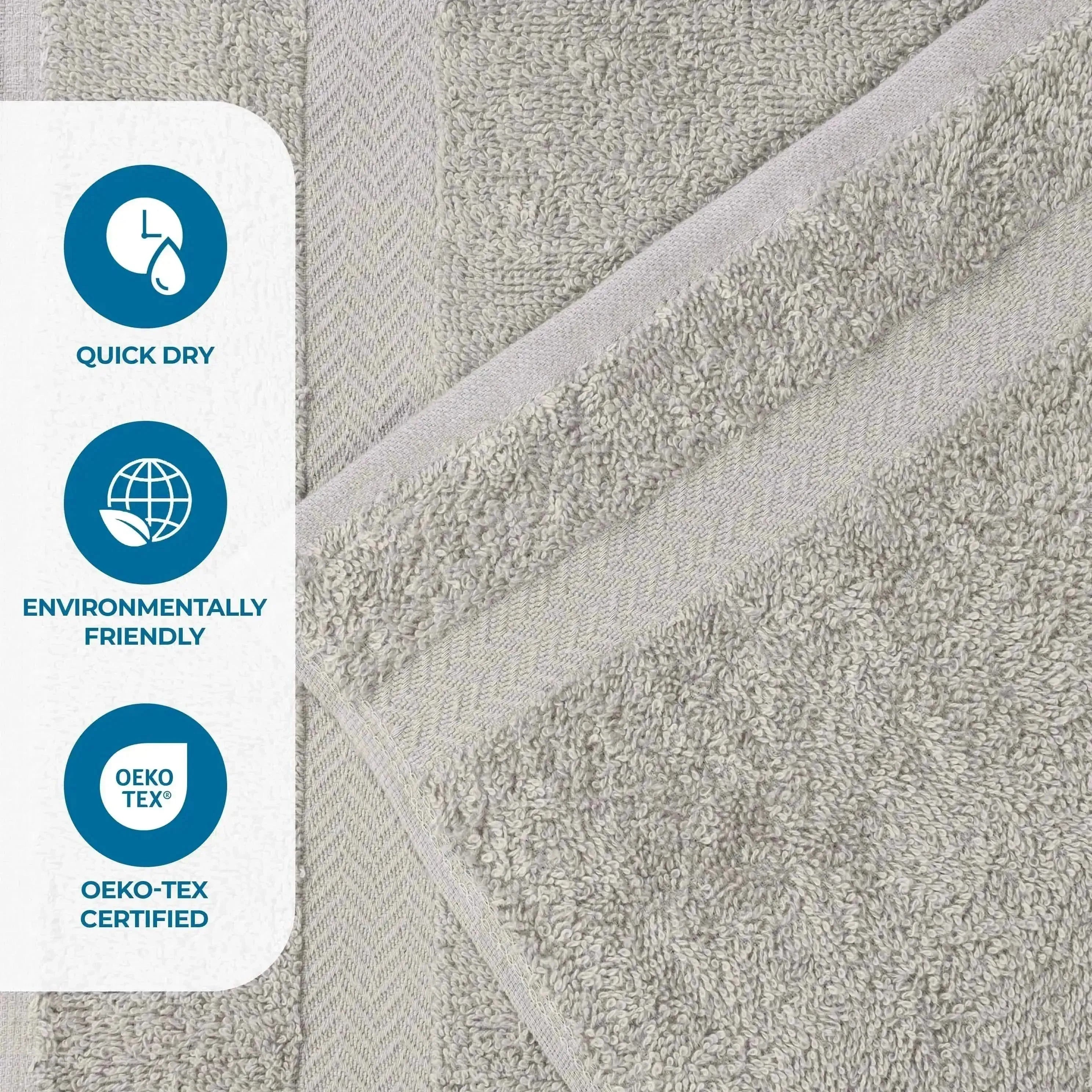 Highly Absorbent Eco-Friendly Soft Cotton 18 Piece Towel Set - Towel Set by Superior