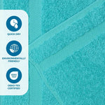 Highly Absorbent Eco-Friendly Soft Cotton 18 Piece Towel Set - Towel Set by Superior