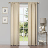 Blackout Window Curtains Solid Room Darkening Washable Set of 2