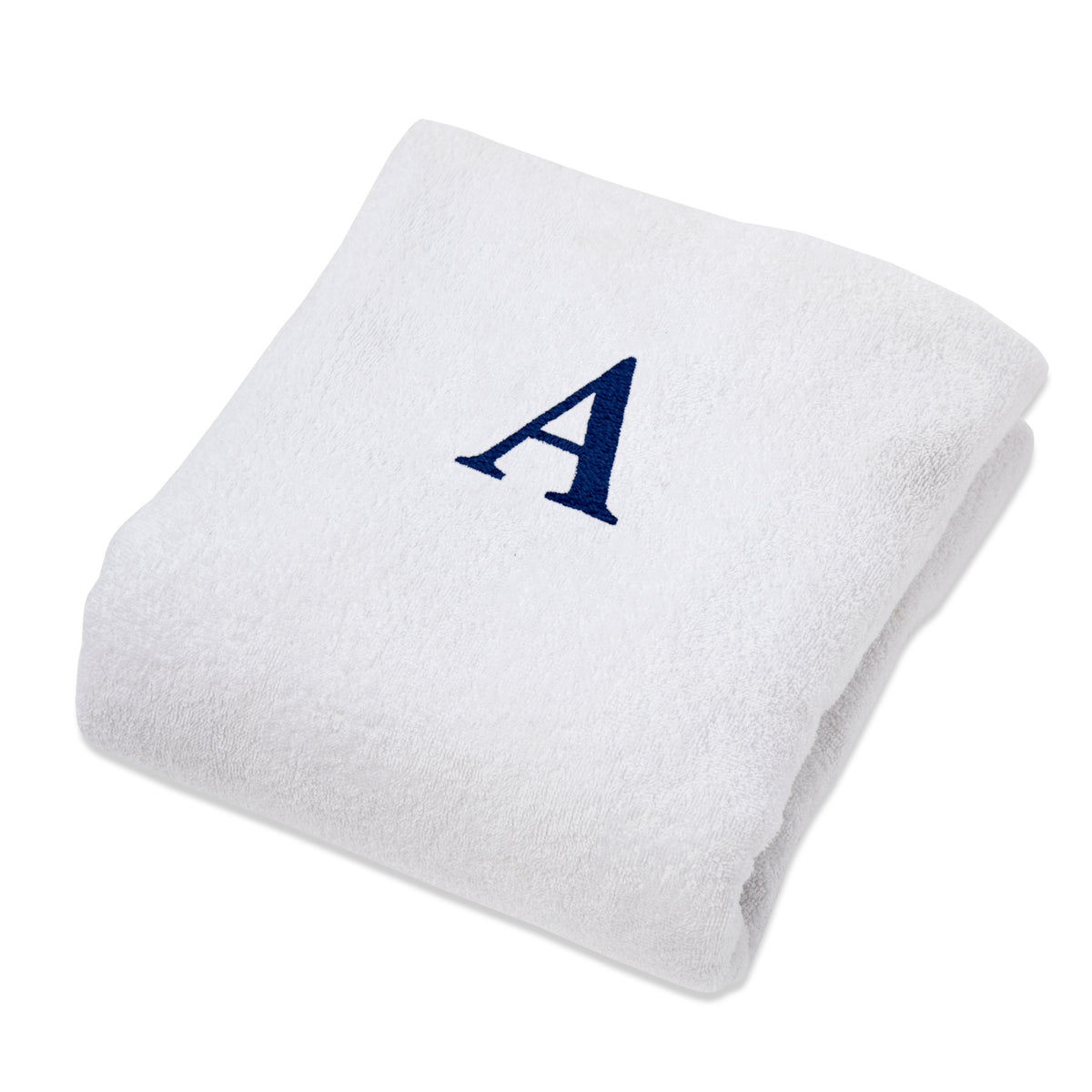 Superior Monogrammed Combed Cotton Lounge Chair Cover - A