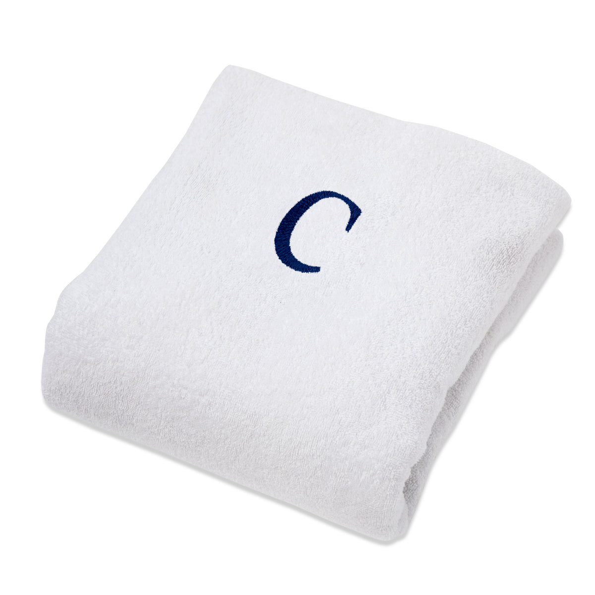 Superior Monogrammed Combed Cotton Lounge Chair Cover - C