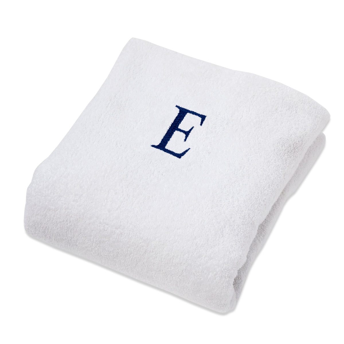 Superior Monogrammed Combed Cotton Lounge Chair Cover - E