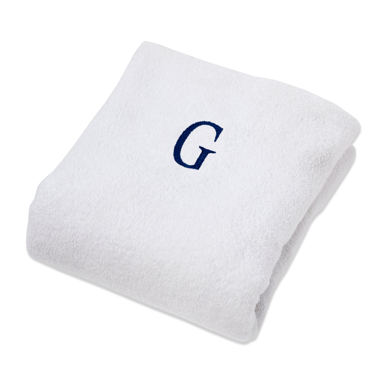 Superior Monogrammed Combed Cotton Lounge Chair Cover - G