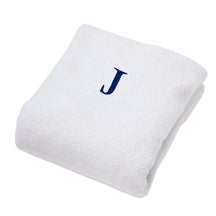 Superior Monogrammed Combed Cotton Lounge Chair Cover - White