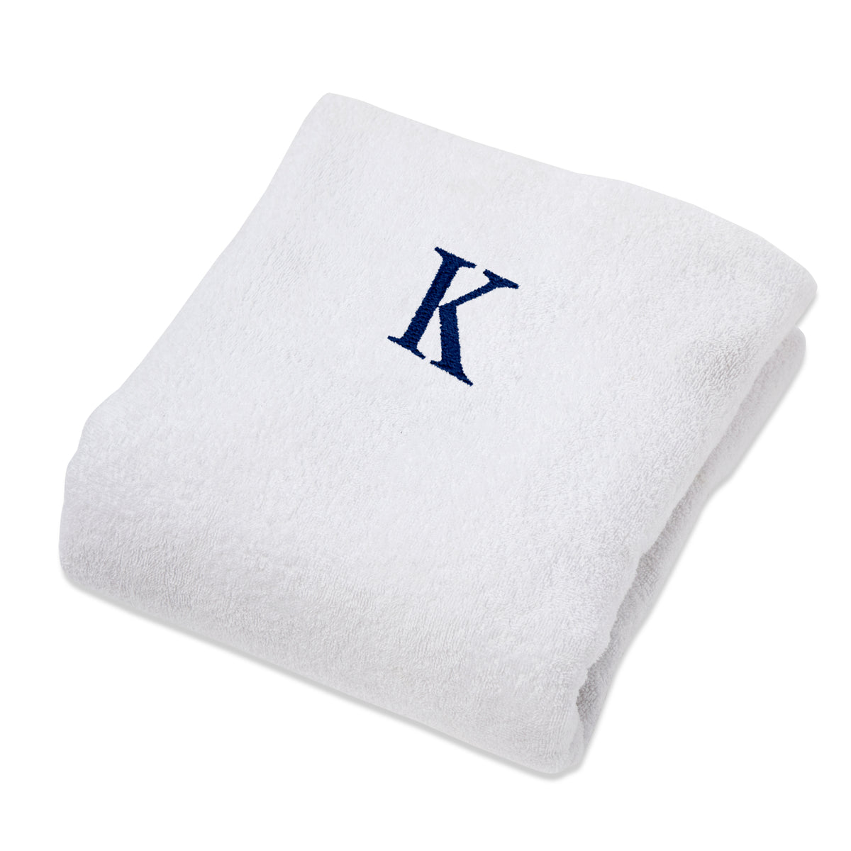 Superior Monogrammed Combed Cotton Lounge Chair Cover - K