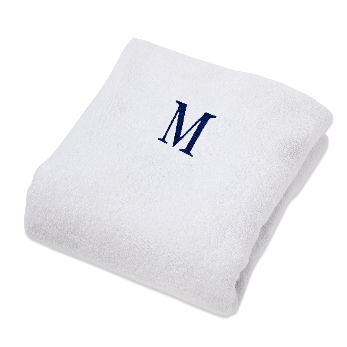 Superior Monogrammed Combed Cotton Lounge Chair Cover - M