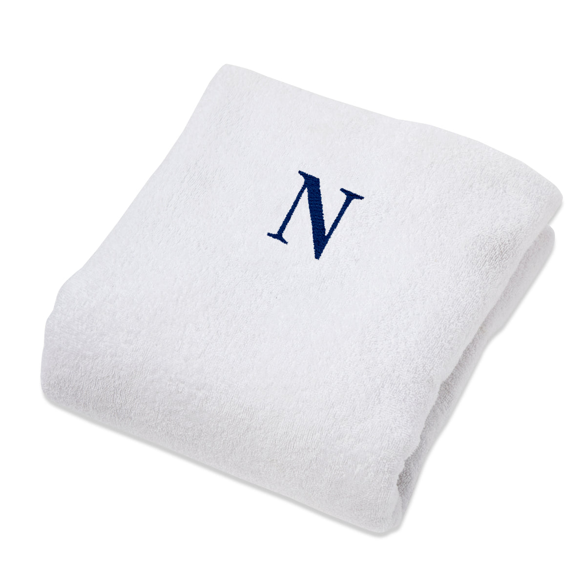 Superior Monogrammed Combed Cotton Lounge Chair Cover - N