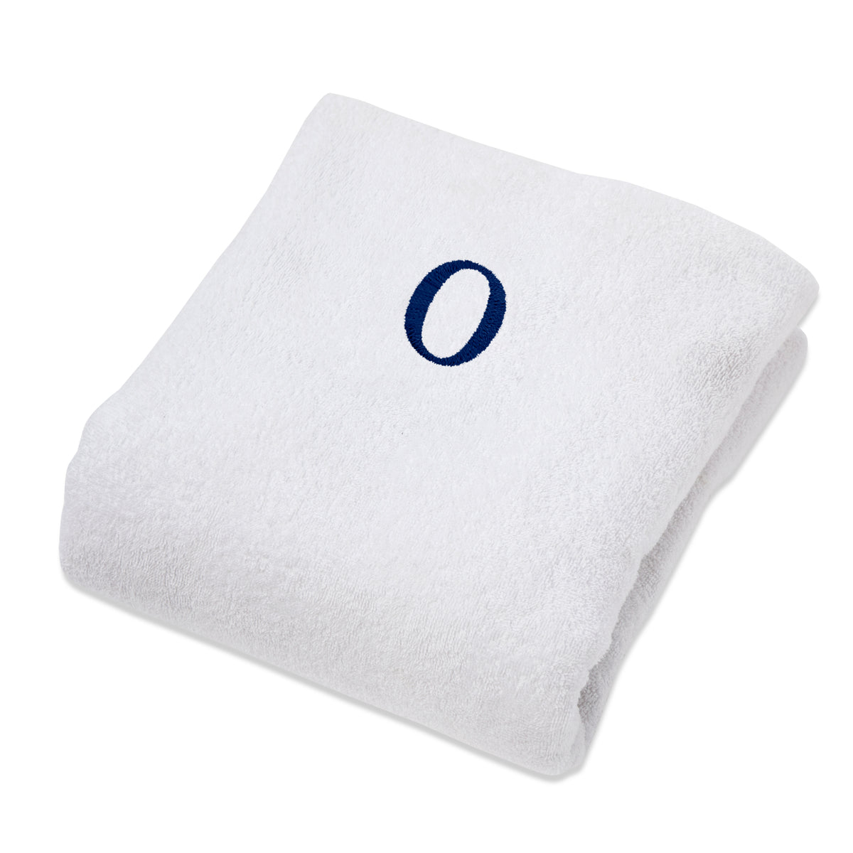 Superior Monogrammed Combed Cotton Lounge Chair Cover - O