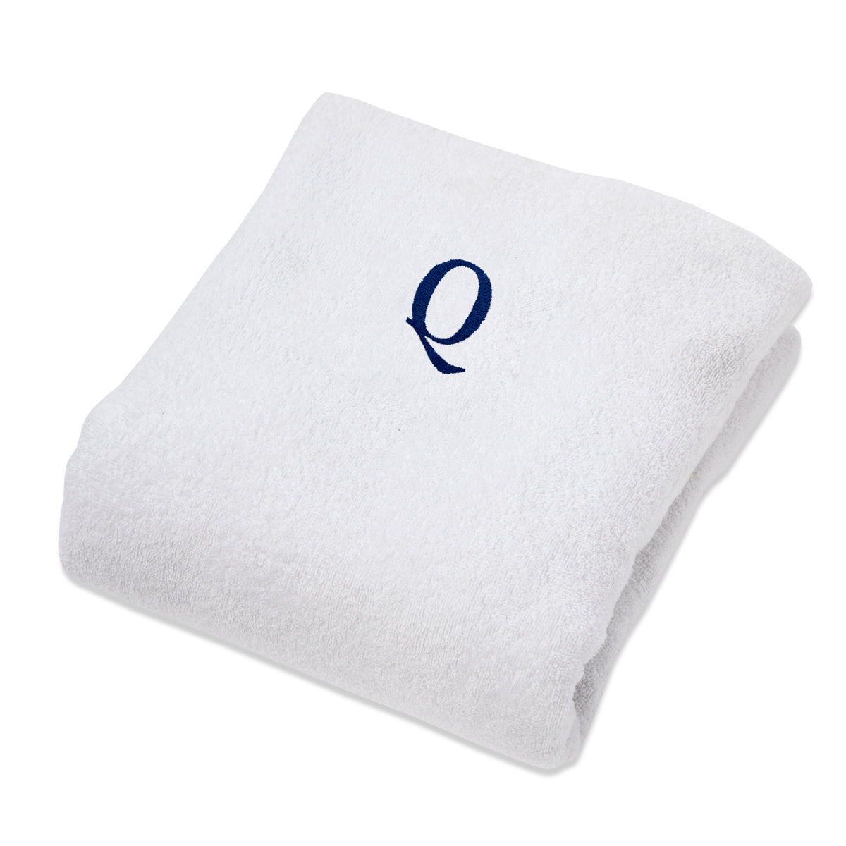 Superior Monogrammed Combed Cotton Lounge Chair Cover - Q