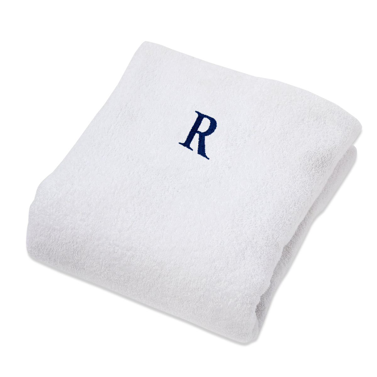 Superior Monogrammed Combed Cotton Lounge Chair Cover - R