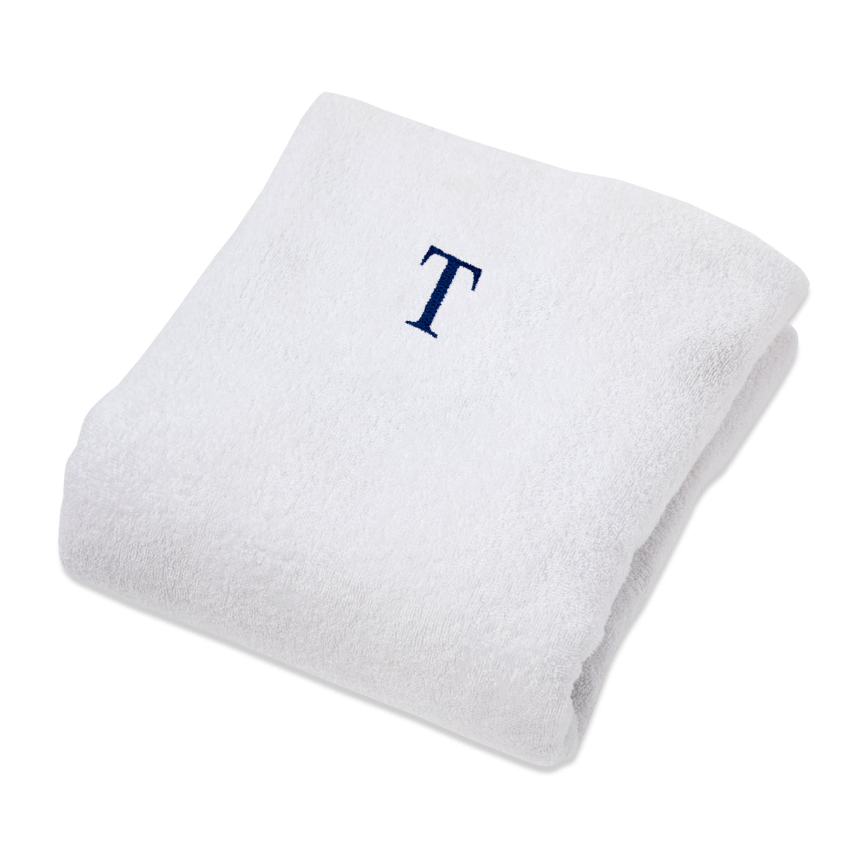 Superior Monogrammed Combed Cotton Lounge Chair Cover - T