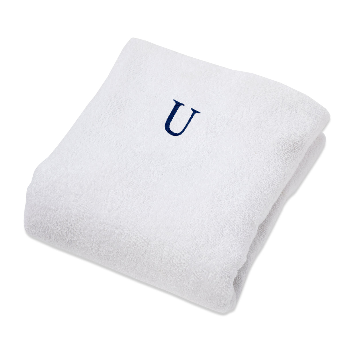 Superior Monogrammed Combed Cotton Lounge Chair Cover - U