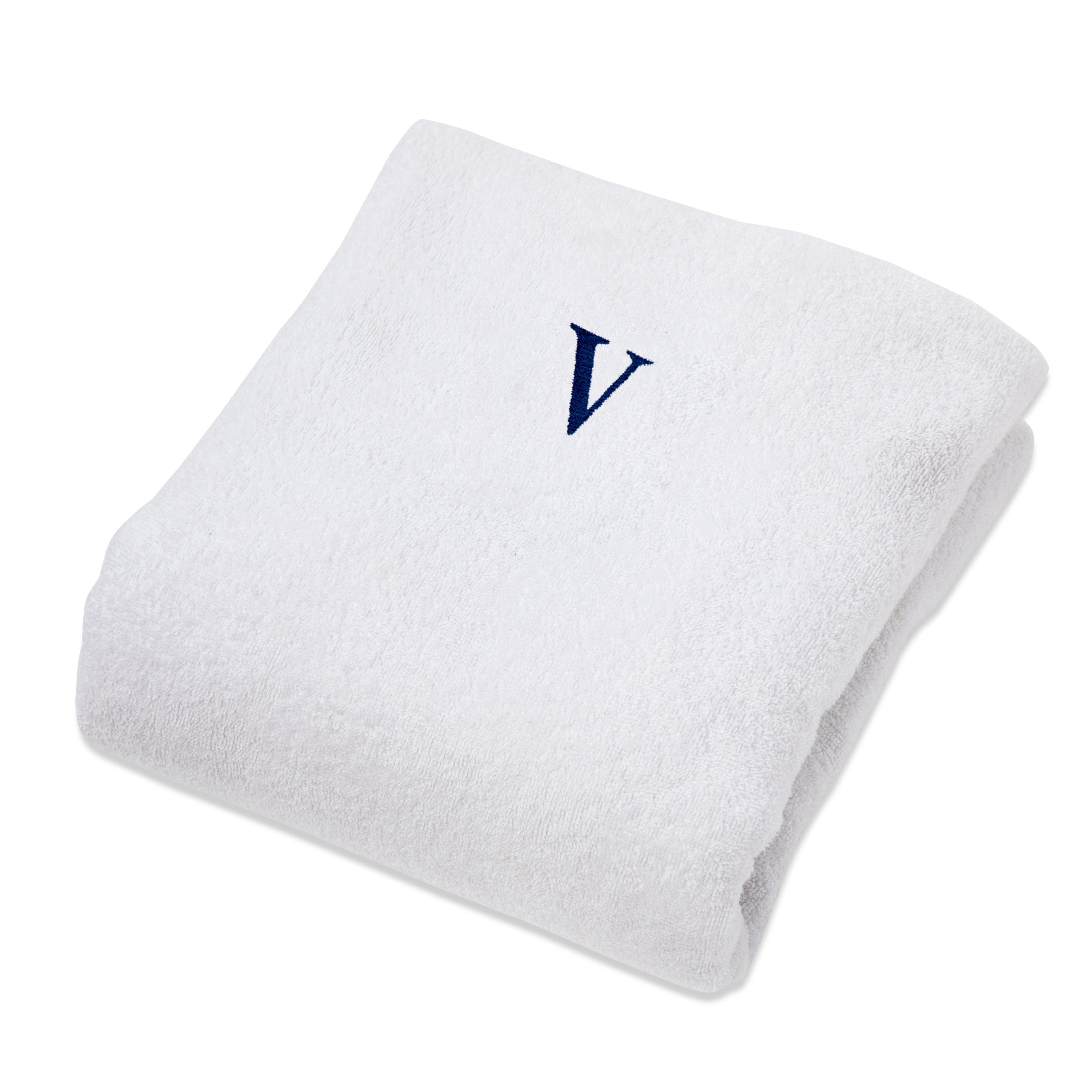 Cotton Monogrammed Patio Chaise Lounge Chair Cover - Beach Towel by Superior Brand