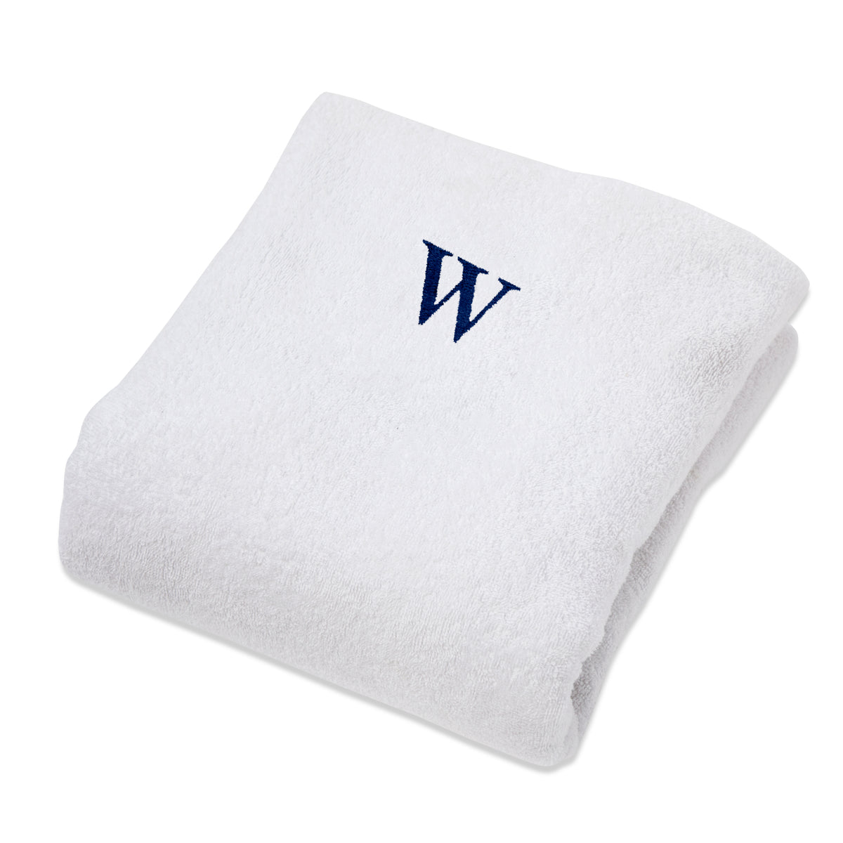 Superior Monogrammed Combed Cotton Lounge Chair Cover - W