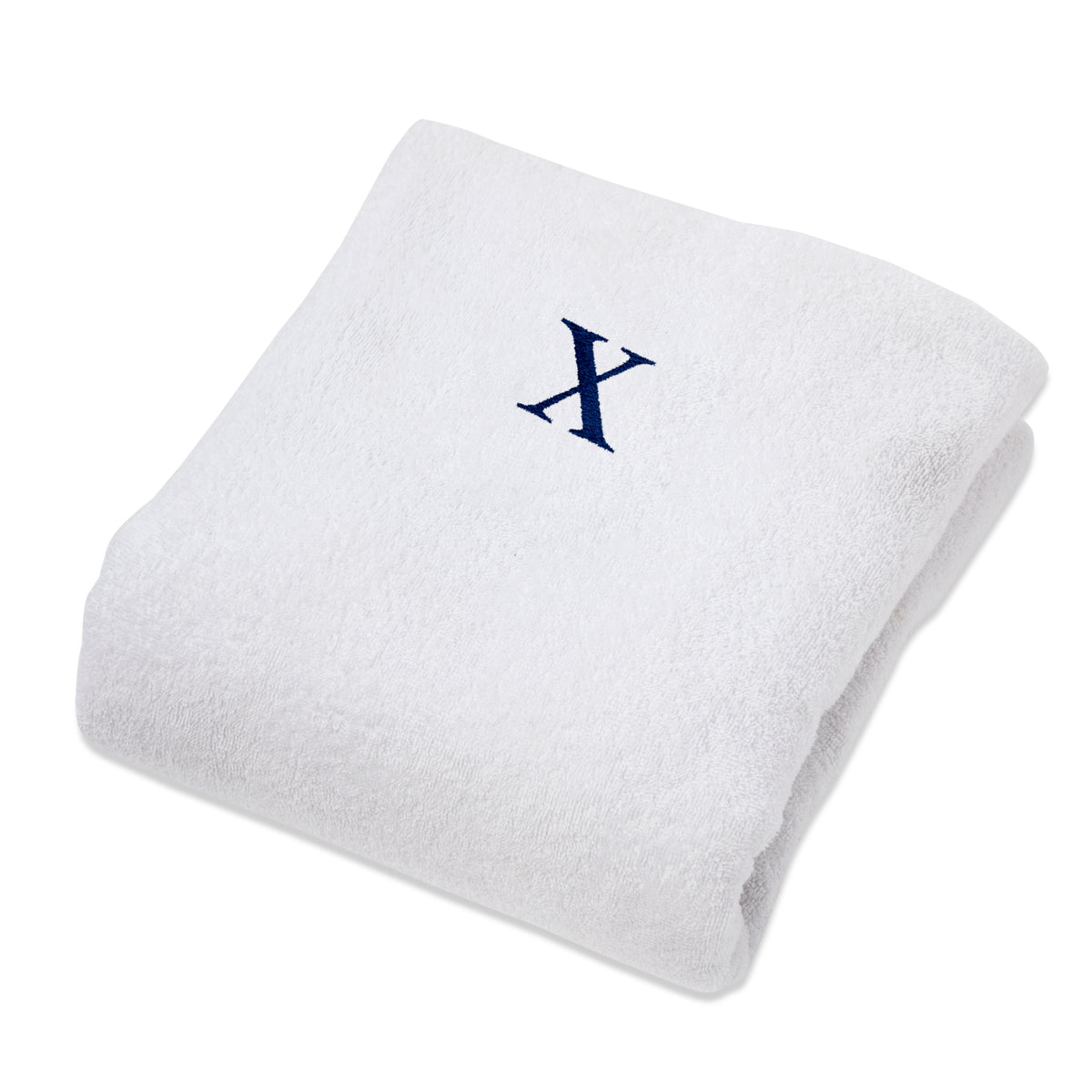 Superior Monogrammed Combed Cotton Lounge Chair Cover - X